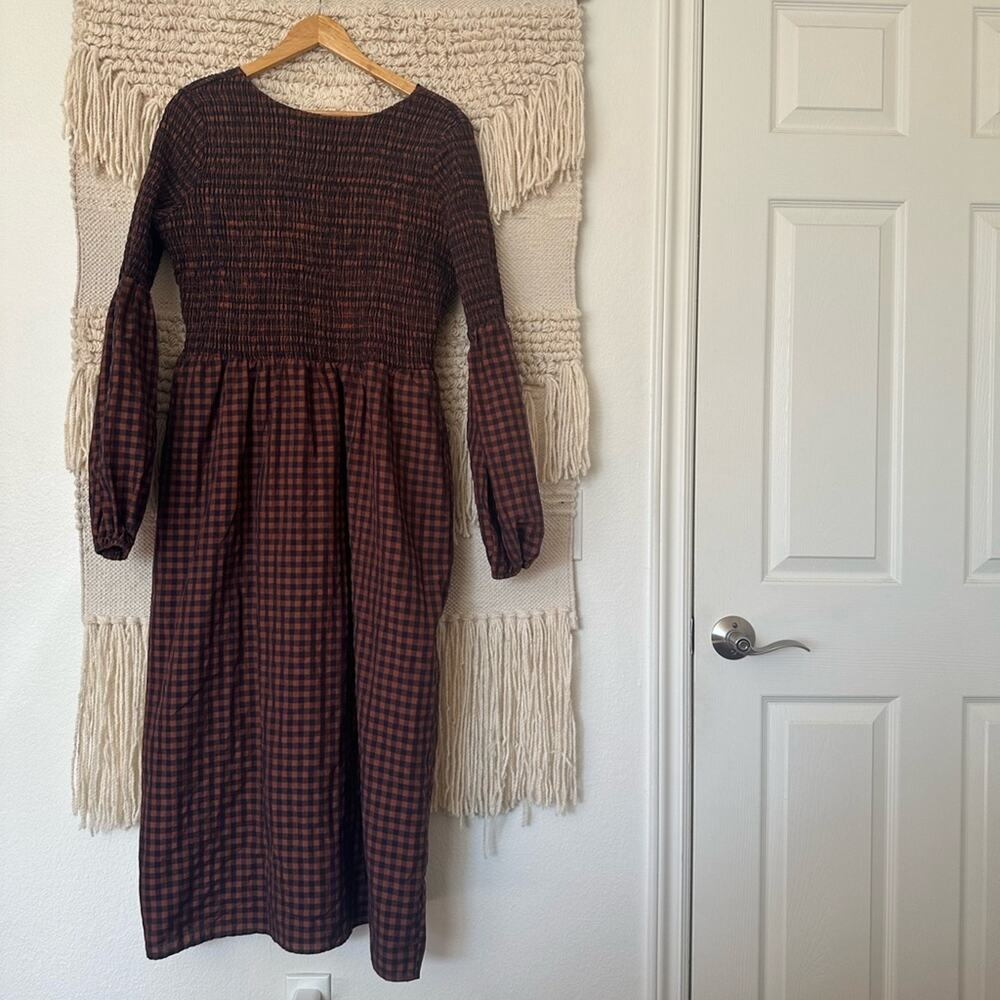 Pamela Love Plaid Midi Dress